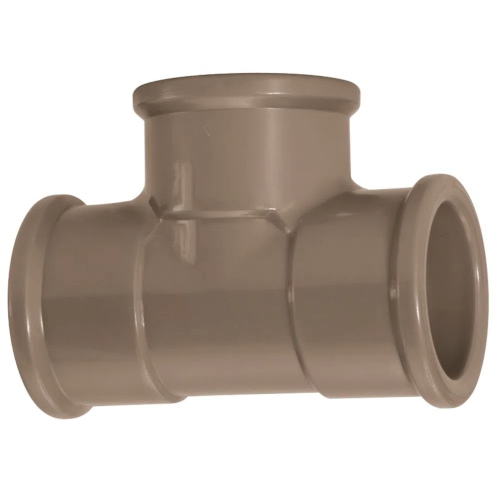 Tê Marrom Soldável de 25mm com 90° da Amanco